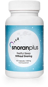 Confezione di Snoran Plus, l'integratore naturale per smettere di russare efficacemente